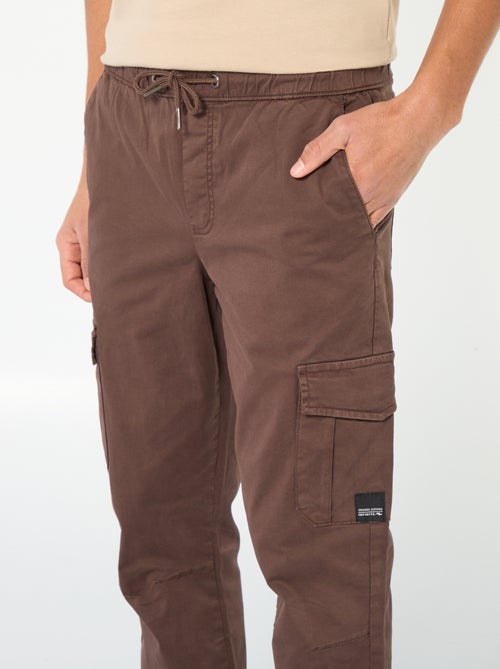 Jogpant con tasche con patta - Kiabi