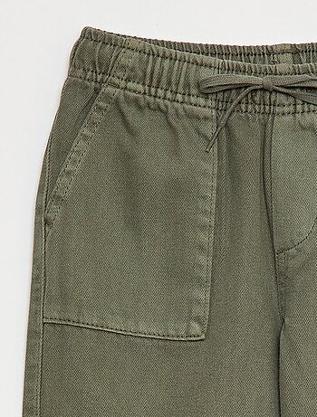 Jogpant con vita elasticizzata e coulisse