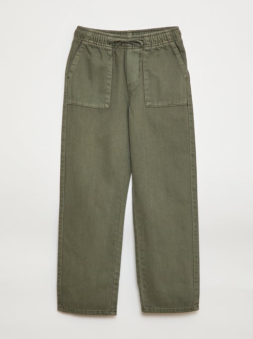 Jogpant con vita elasticizzata e coulisse - Kiabi