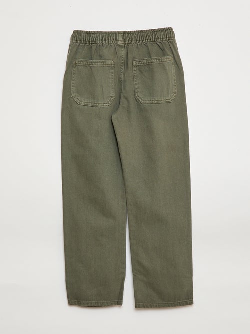 Jogpant con vita elasticizzata e coulisse - Kiabi