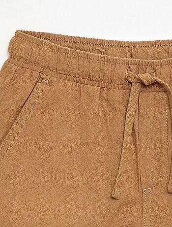 Jogpant in lino misto