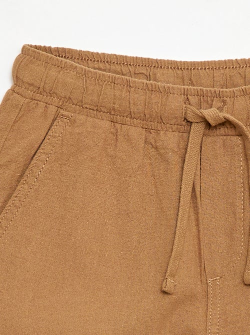 Jogpant in lino misto - Kiabi