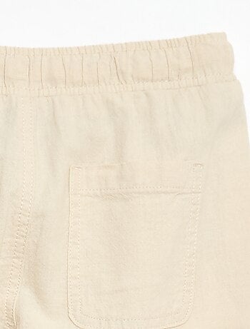 Jogpant in lino misto