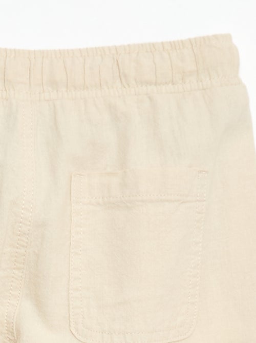 Jogpant in lino misto - Kiabi