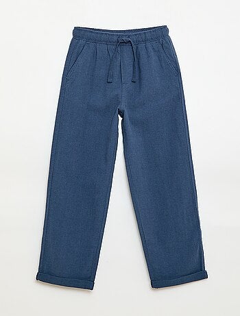 Jogpant in lino misto