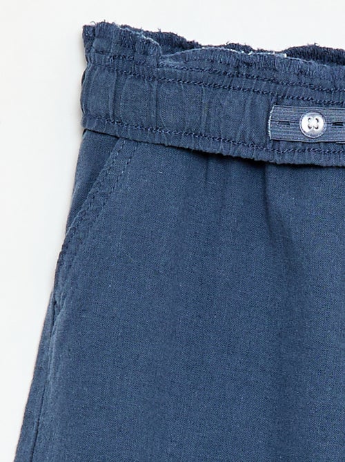 Jogpant in lino misto - Kiabi