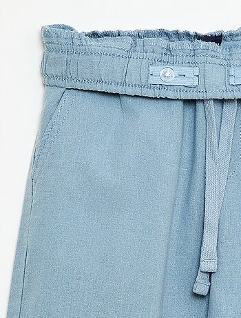 Jogpant in lino misto