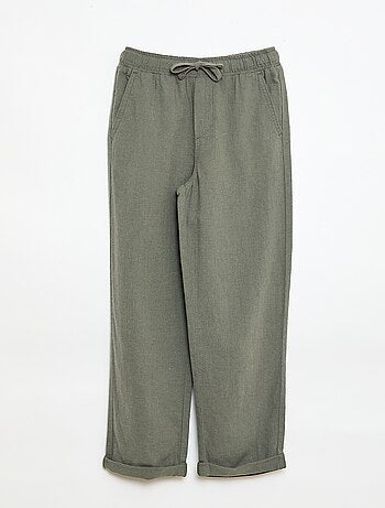Jogpant in lino misto