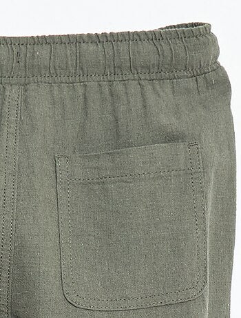 Jogpant in lino misto