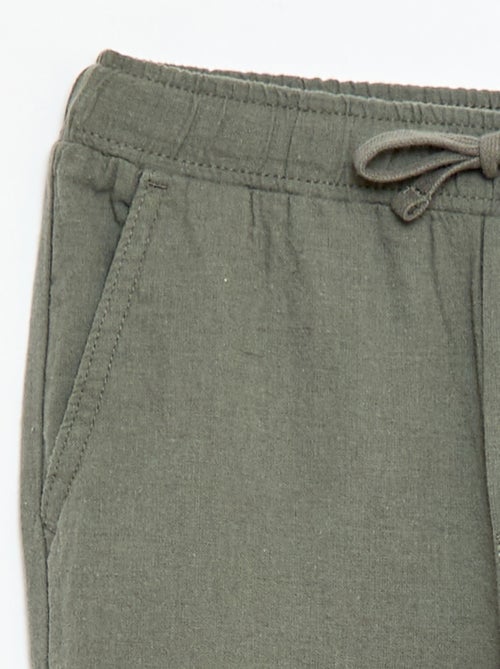 Jogpant in lino misto - Kiabi