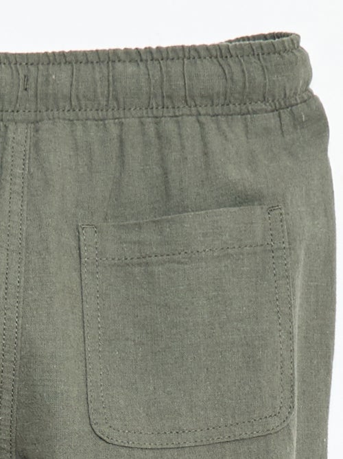 Jogpant in lino misto - Kiabi