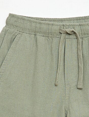 Jogpant in lino misto