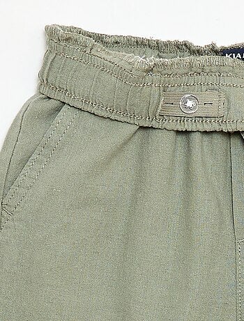 Jogpant in lino misto