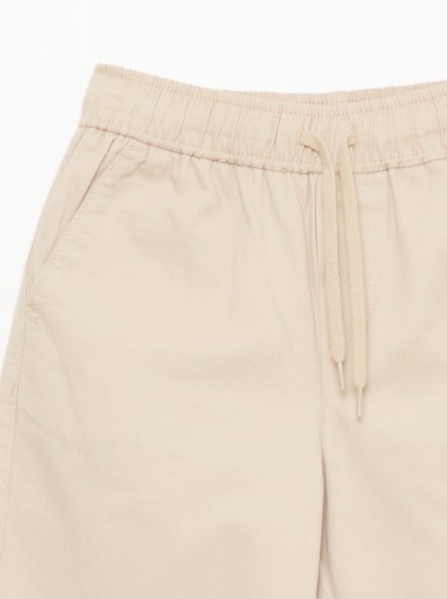 Jogpant tinta unita con orli - Kiabi