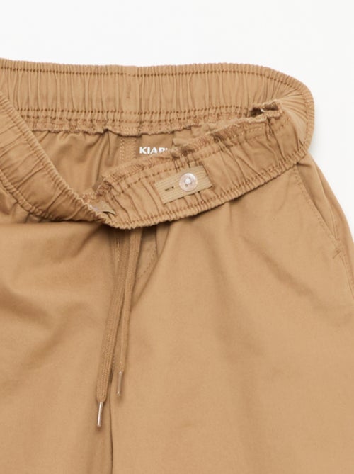 Jogpant tinta unita con orli - Kiabi