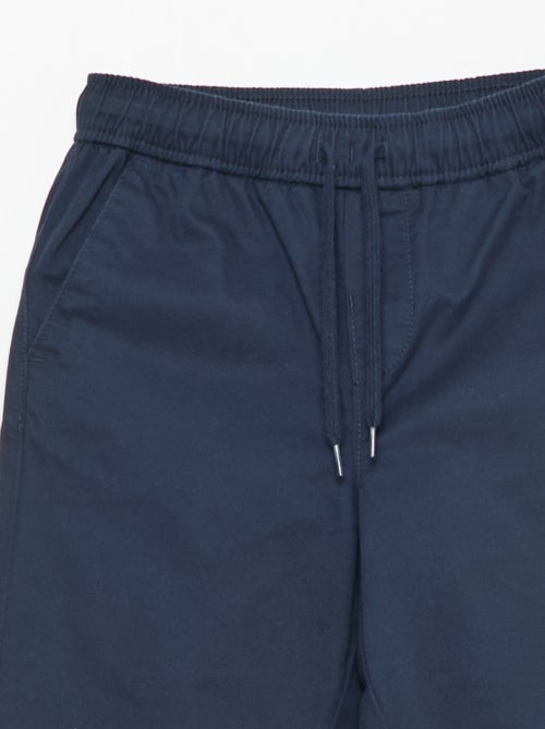 Jogpant tinta unita con orli - Kiabi