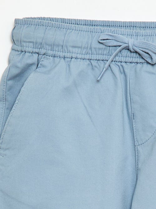 Jogpant tinta unita con orli - Kiabi