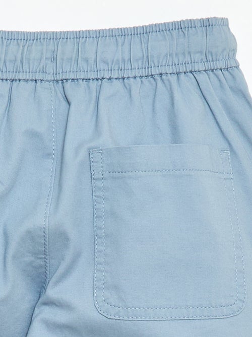 Jogpant tinta unita con orli - Kiabi