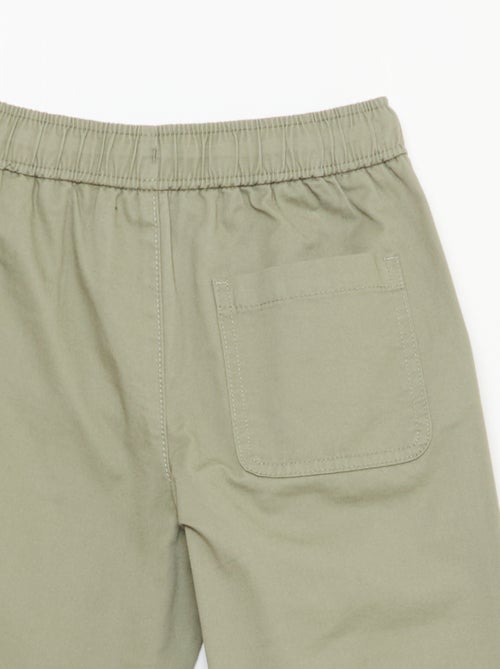 Jogpant tinta unita con orli - Kiabi