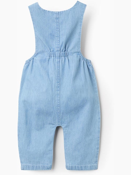 Jumpsuit in denim di cotone con elastico - Kiabi