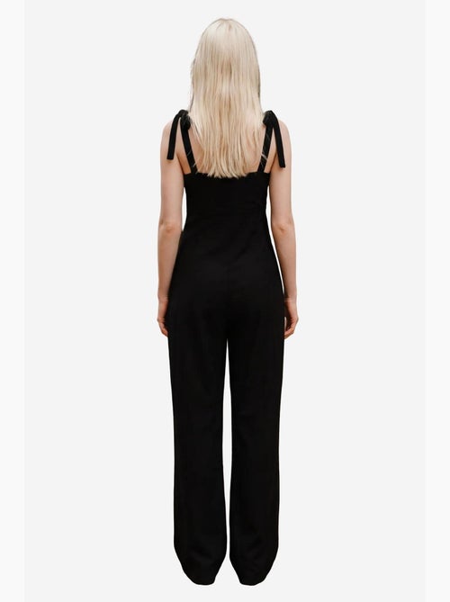 Jumpsuit in misto lino con scollo a cuore my fashion - Kiabi Jumpsuit in misto lino con scollo a cuore my fashion - Kiabi
