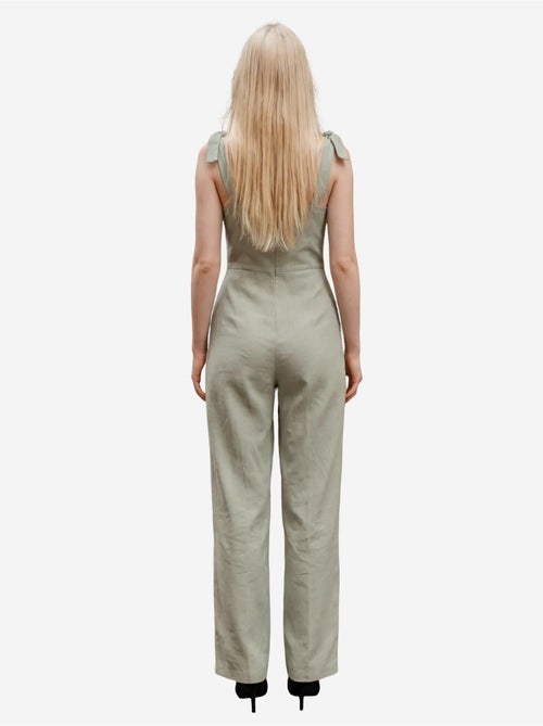 Jumpsuit in misto lino con scollo a cuore my fashion - Kiabi Jumpsuit in misto lino con scollo a cuore my fashion - Kiabi