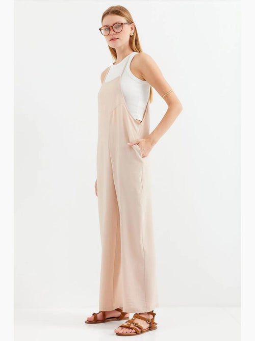 Jumpsuit relaxed fit a gamba ampia con scollo quadrato bdart - Kiabi Jumpsuit relaxed fit a gamba ampia con scollo quadrato bdart - Kiabi