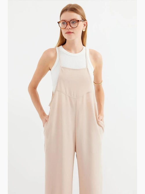 Jumpsuit relaxed fit a gamba ampia con scollo quadrato bdart - Kiabi Jumpsuit relaxed fit a gamba ampia con scollo quadrato bdart - Kiabi