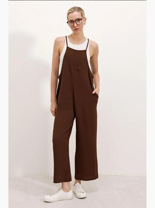 Jumpsuit relaxed fit a gamba ampia con scollo quadrato bdart - Kiabi Jumpsuit relaxed fit a gamba ampia con scollo quadrato bdart - Kiabi