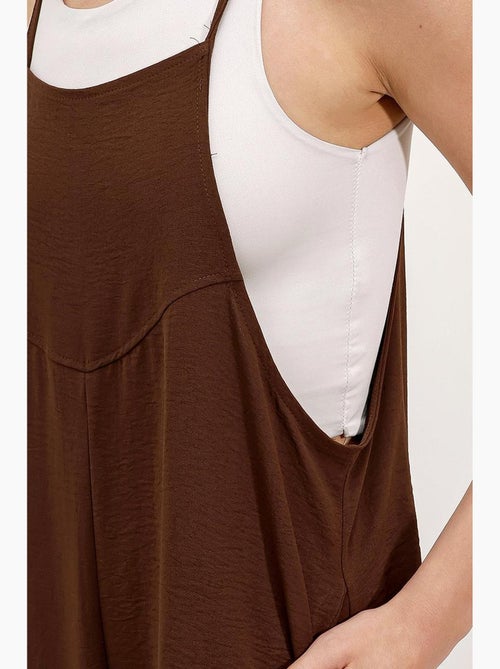 Jumpsuit relaxed fit a gamba ampia con scollo quadrato bdart - Kiabi Jumpsuit relaxed fit a gamba ampia con scollo quadrato bdart - Kiabi