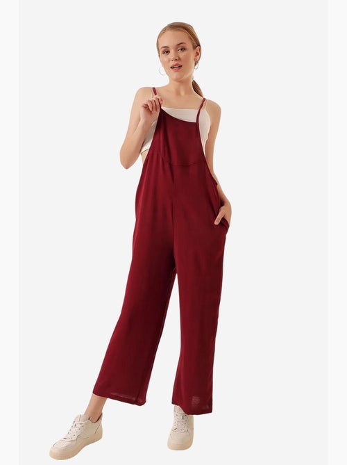 Jumpsuit relaxed fit a gamba ampia con scollo quadrato bdart - Kiabi Jumpsuit relaxed fit a gamba ampia con scollo quadrato bdart - Kiabi