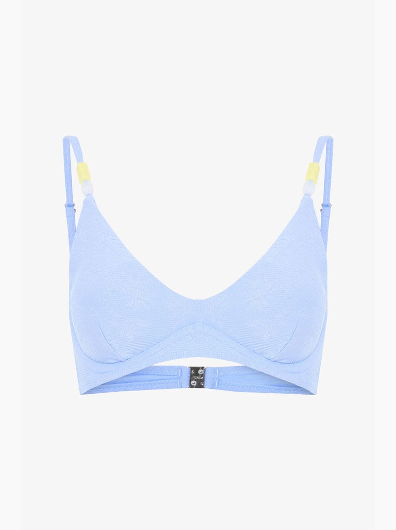 Juno bralette bikini con ferretto penti Blu cielo - Kiabi