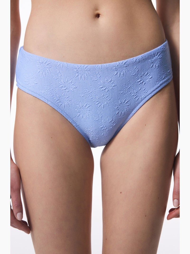 Juno slip bikini hipster penti Blu cielo - Kiabi