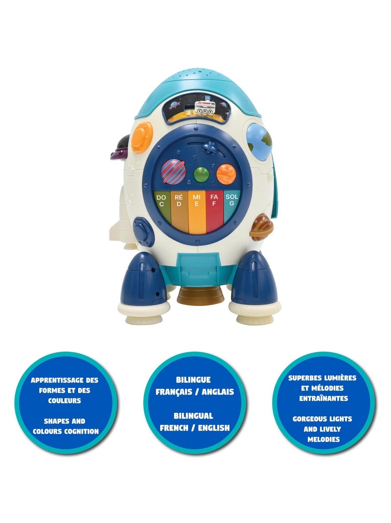 Jupiter, il mio razzo interattivo bilingue (FR/EN) Rosso - Kiabi