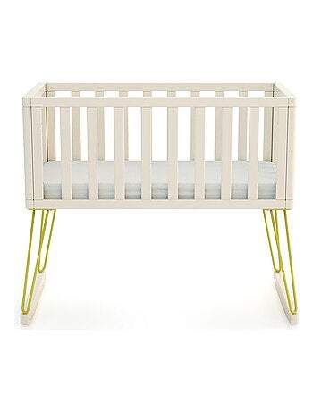 JURABABY - Culla a dondolo neonati legno ONLY - Terracotta - 40 x 80 - 90 x 52 x 75 cm