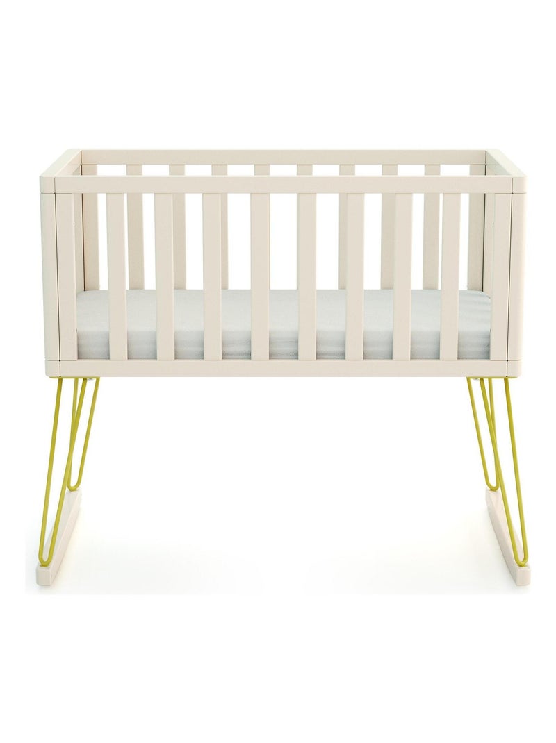 JURABABY - Culla a dondolo neonati legno ONLY - Giallo - 40 x 80 - 90 x 52 x 75 cm Giallo - Kiabi
