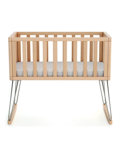 JURABABY - Culla a dondolo neonati legno ONLY - Gris - 40 x 80 - 90 x 52 x 75 cm - Kiabi