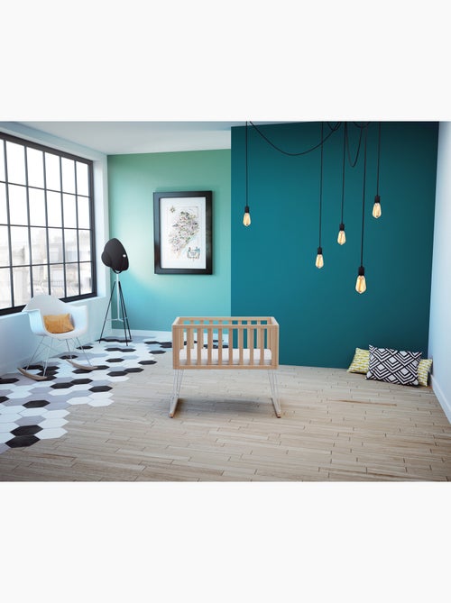 JURABABY - Culla a dondolo neonati legno ONLY - Gris - 40 x 80 - 90 x 52 x 75 cm - Kiabi JURABABY - Culla a dondolo neonati legno ONLY - Gris - 40 x 80 - 90 x 52 x 75 cm - Kiabi