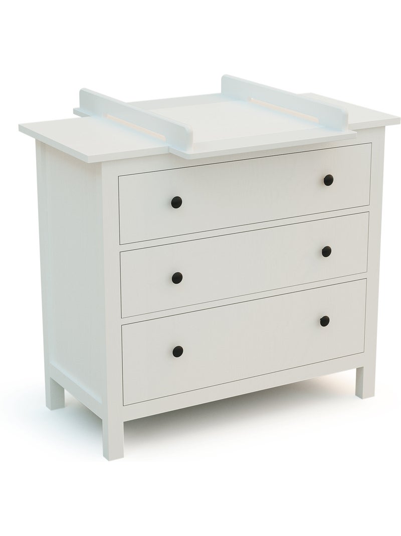 JURABABY - KIRA Fasciatoio universale in legno da 50 cm per cassettiera - Bianco Bianco - Kiabi