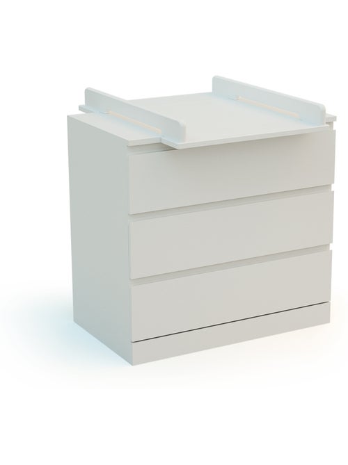 JURABABY - KIRA Fasciatoio universale in legno da 50 cm per cassettiera - Bianco - Kiabi JURABABY - KIRA Fasciatoio universale in legno da 50 cm per cassettiera - Bianco - Kiabi