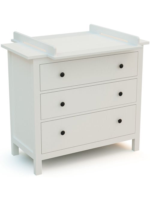 Jurababy - kira fasciatoio universale in legno da 70 cm per cassettiera per bambini - bianco - Kiabi Jurababy - kira fasciatoio universale in legno da 70 cm per cassettiera per bambini - bianco - Kiabi