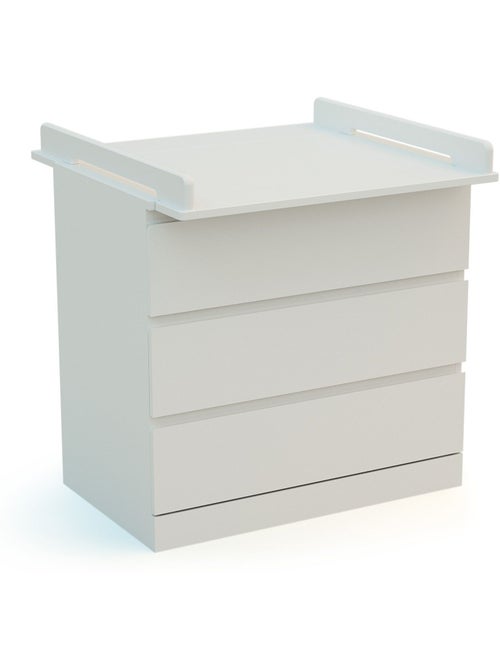 Jurababy - kira fasciatoio universale in legno da 70 cm per cassettiera per bambini - bianco - Kiabi Jurababy - kira fasciatoio universale in legno da 70 cm per cassettiera per bambini - bianco - Kiabi