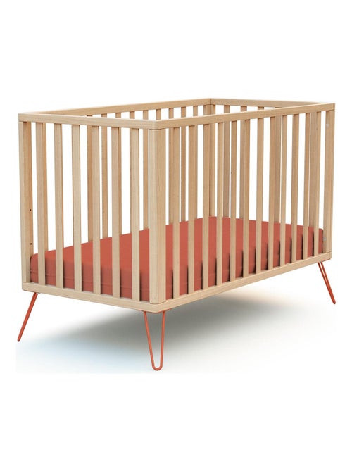 JURABABY - Lettino bambini ONLY legno - Terracotta - Kiabi