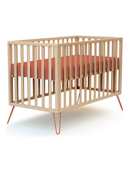 JURABABY - Lettino bambini ONLY legno - Terracotta - Kiabi