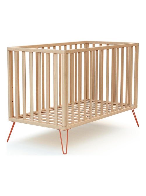 JURABABY - Lettino bambini ONLY legno - Terracotta - Kiabi