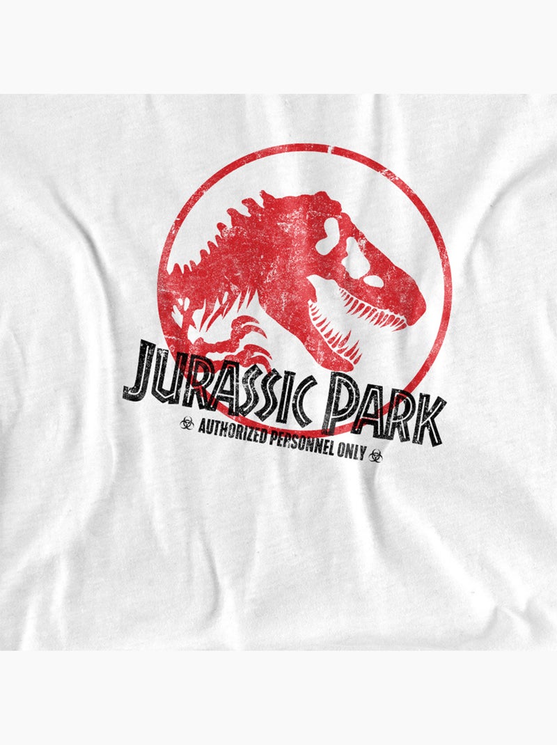 Jurassic Park Maglietta Vintage Uomo Bianco - Kiabi
