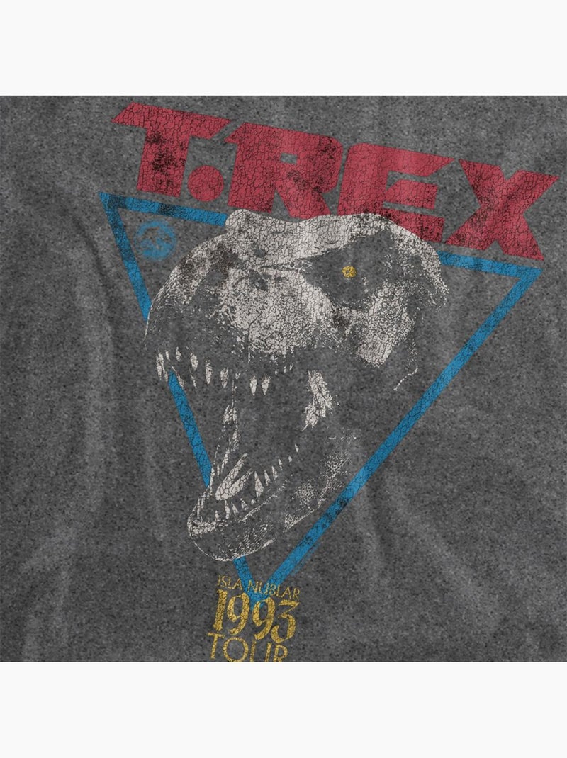 Jurassic ParkMaglietta T-RexLavato Vintage Adulto Unisex Nero - Kiabi