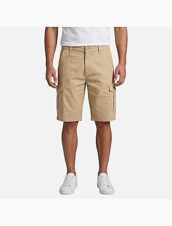 Just emporio - bermuda chino cargo dal taglio dritto, con tasche laterali