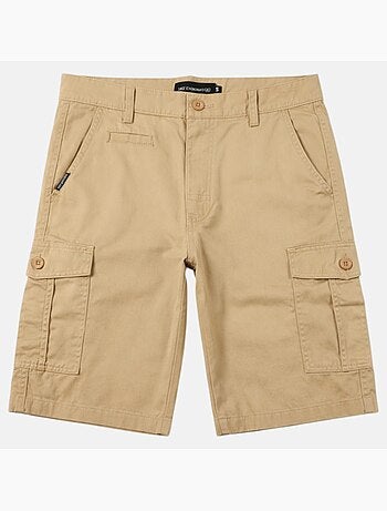 Just emporio - bermuda chino cargo dal taglio dritto, con tasche laterali