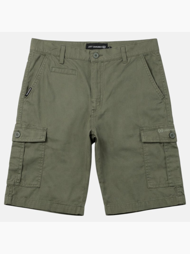 Just Emporio - Bermuda uomo dallo stile cargo casual Cachi - Kiabi